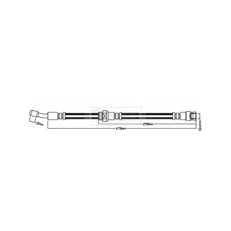 Flexible de frein BORG & BECK BBH8135