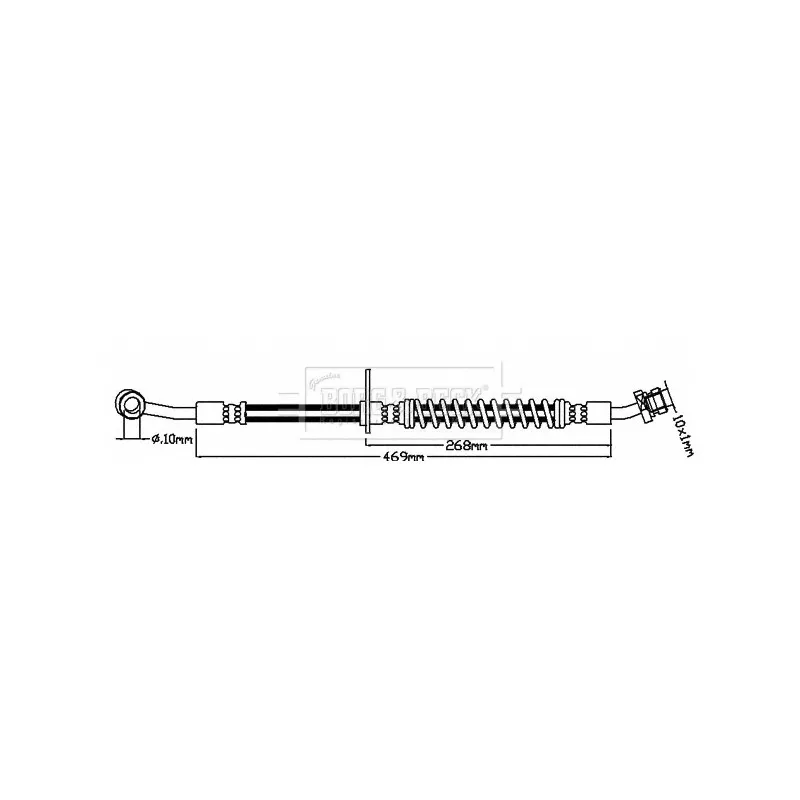 Flexible de frein BORG & BECK BBH8136