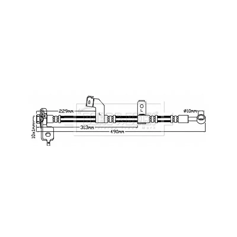 Flexible de frein BORG & BECK BBH8137
