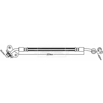 Flexible de frein BORG & BECK BBH8140