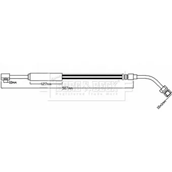 Flexible de frein BORG & BECK BBH8141