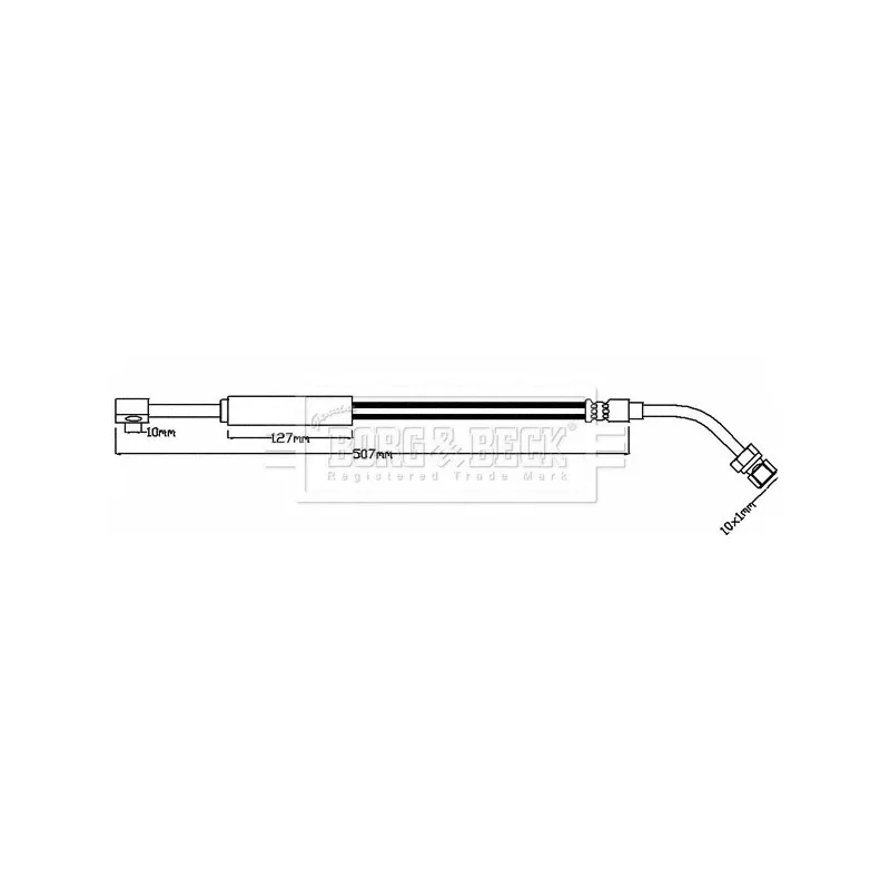Flexible de frein BORG & BECK BBH8141
