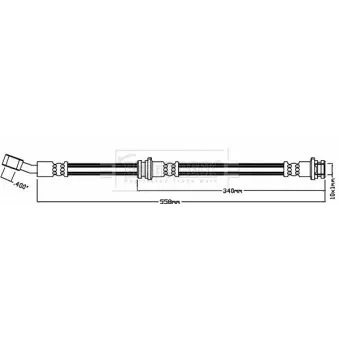 Flexible de frein BORG & BECK BBH8142