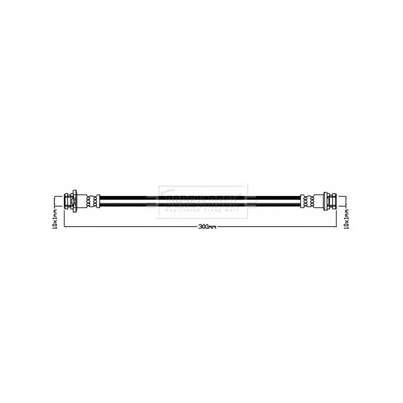 Flexible de frein BORG & BECK BBH8146