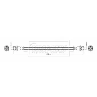 Flexible de frein BORG & BECK BBH8148