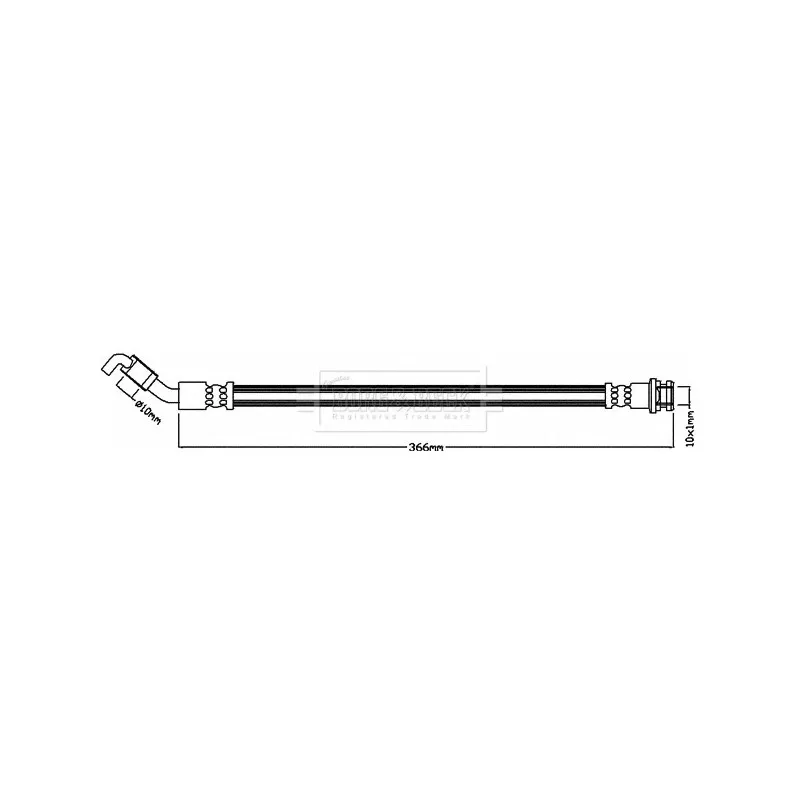 Flexible de frein BORG & BECK BBH8149