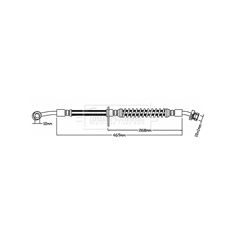 Flexible de frein BORG & BECK BBH8151