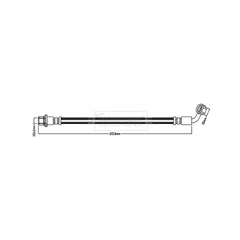 Flexible de frein BORG & BECK BBH8159