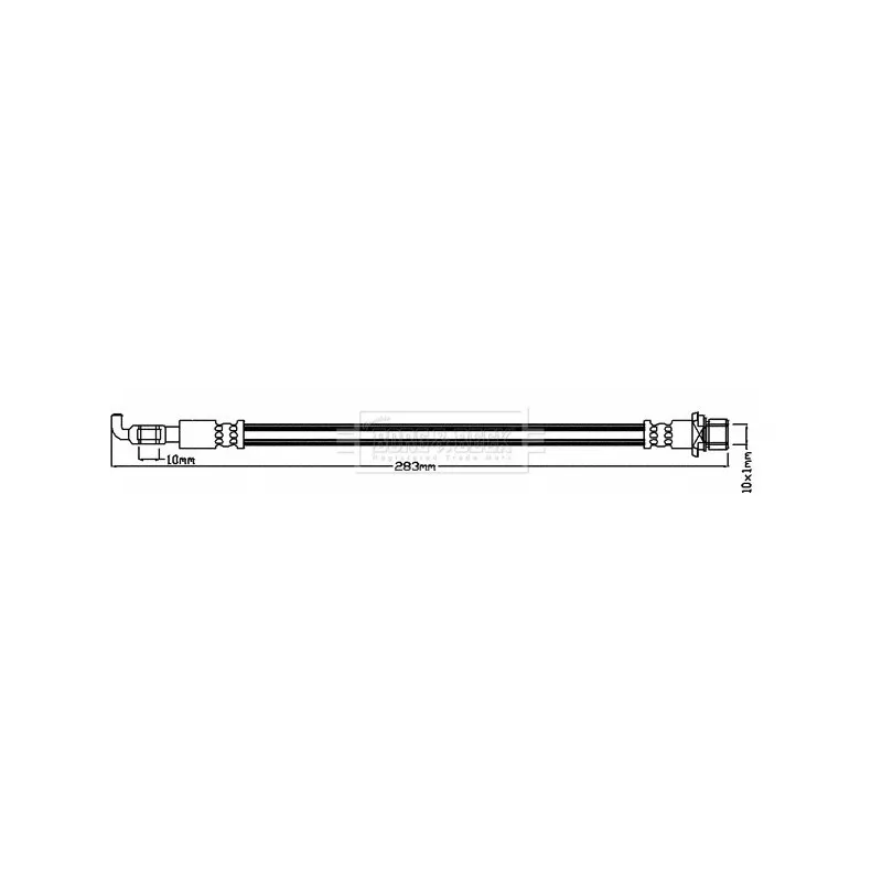 Flexible de frein BORG & BECK BBH8160