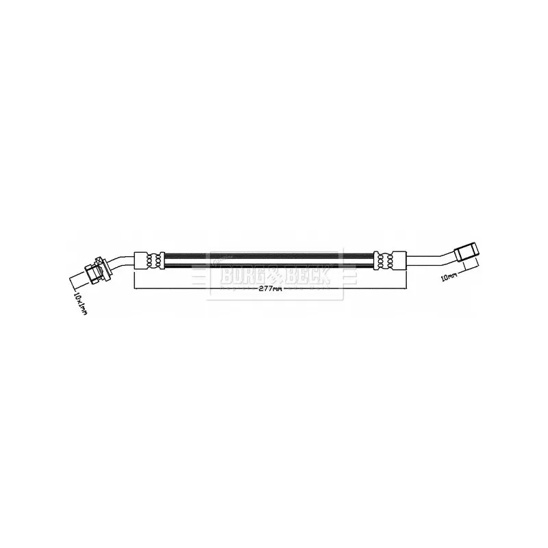 Flexible de frein BORG & BECK BBH8172