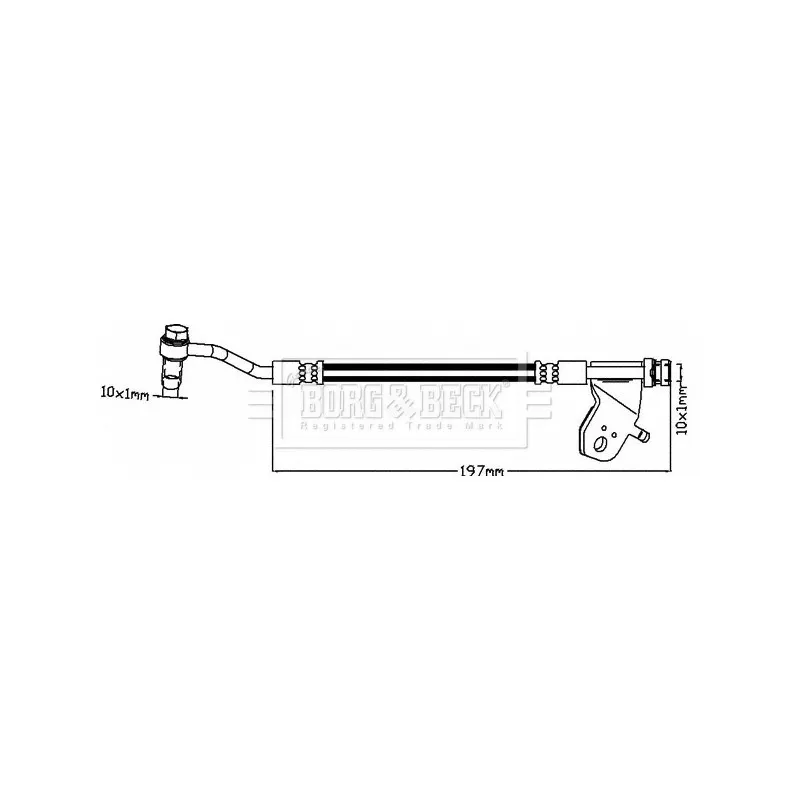 Flexible de frein BORG & BECK BBH8175