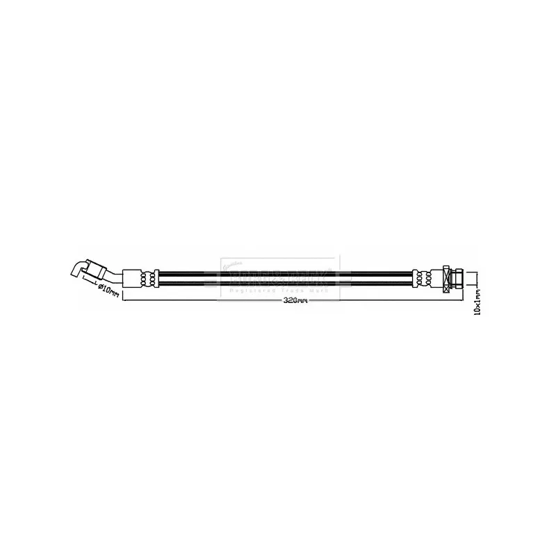 Flexible de frein BORG & BECK BBH8178