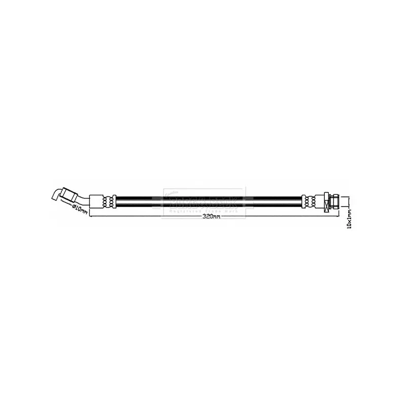 Flexible de frein BORG & BECK BBH8179