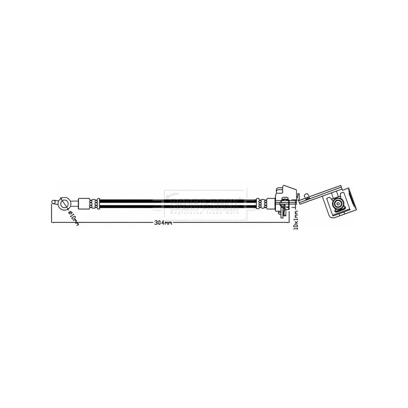 Flexible de frein BORG & BECK BBH8186