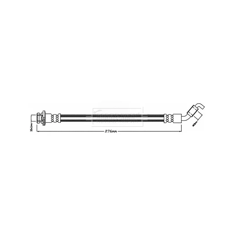Flexible de frein BORG & BECK BBH8195