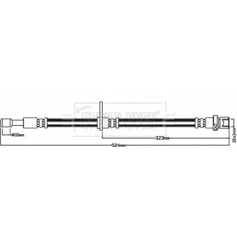 Flexible de frein BORG & BECK BBH8205