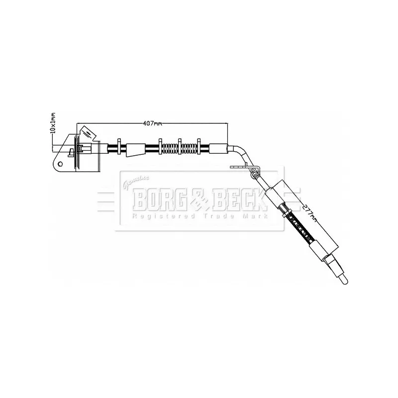 Flexible de frein BORG & BECK BBH8209