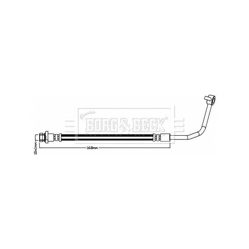 Flexible de frein BORG & BECK BBH8216