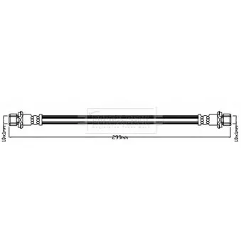 Flexible de frein BORG & BECK BBH8228