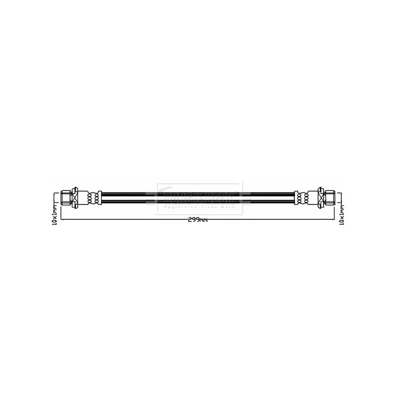 Flexible de frein BORG & BECK BBH8228