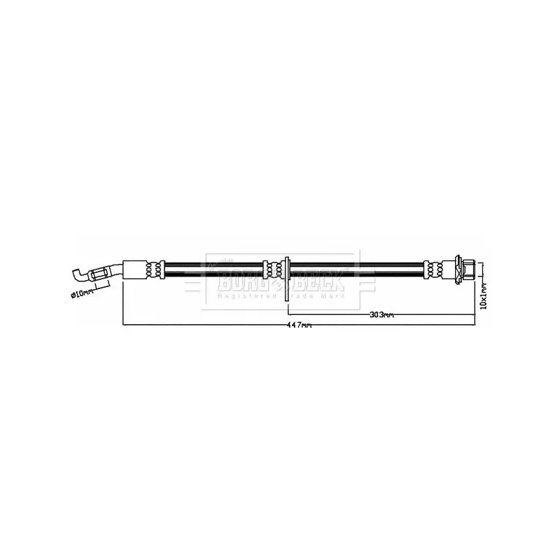 Flexible de frein BORG & BECK BBH8236