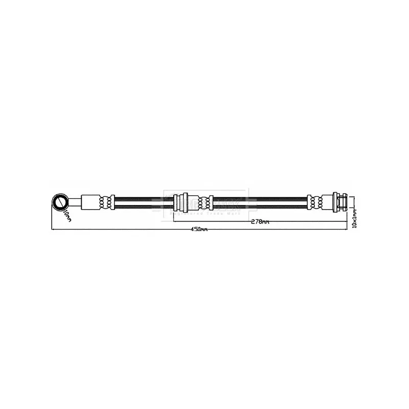Flexible de frein BORG & BECK BBH8237