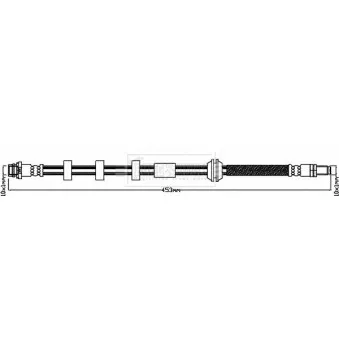 Flexible de frein BORG & BECK BBH8238