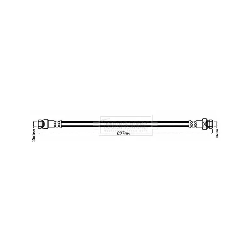 Flexible de frein BORG & BECK BBH8242
