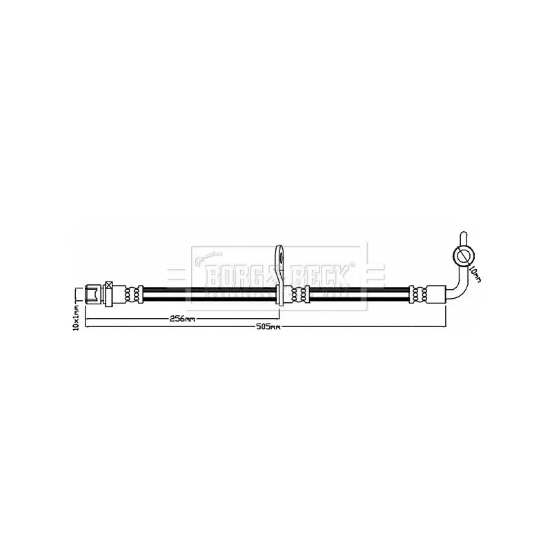 Flexible de frein BORG & BECK BBH8243