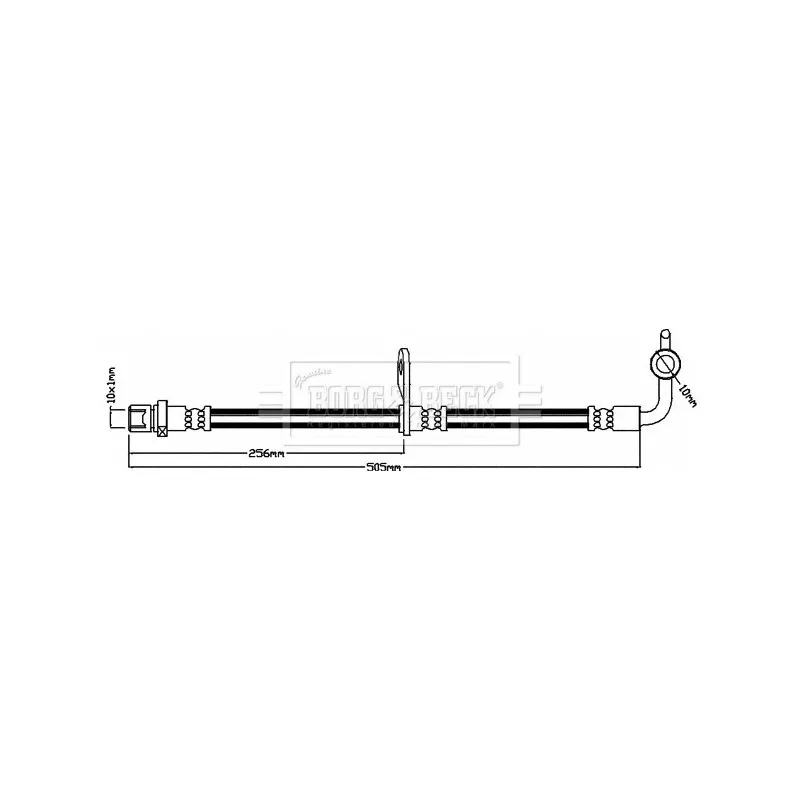 Flexible de frein BORG & BECK BBH8244