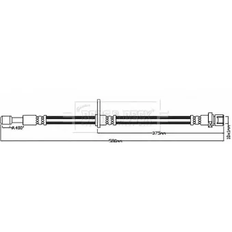 Flexible de frein BORG & BECK BBH8251