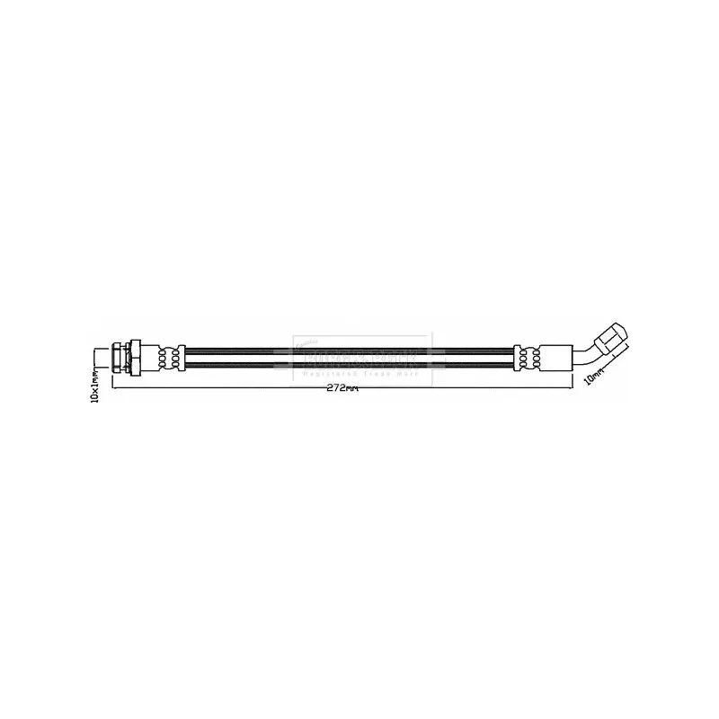 Flexible de frein BORG & BECK BBH8255
