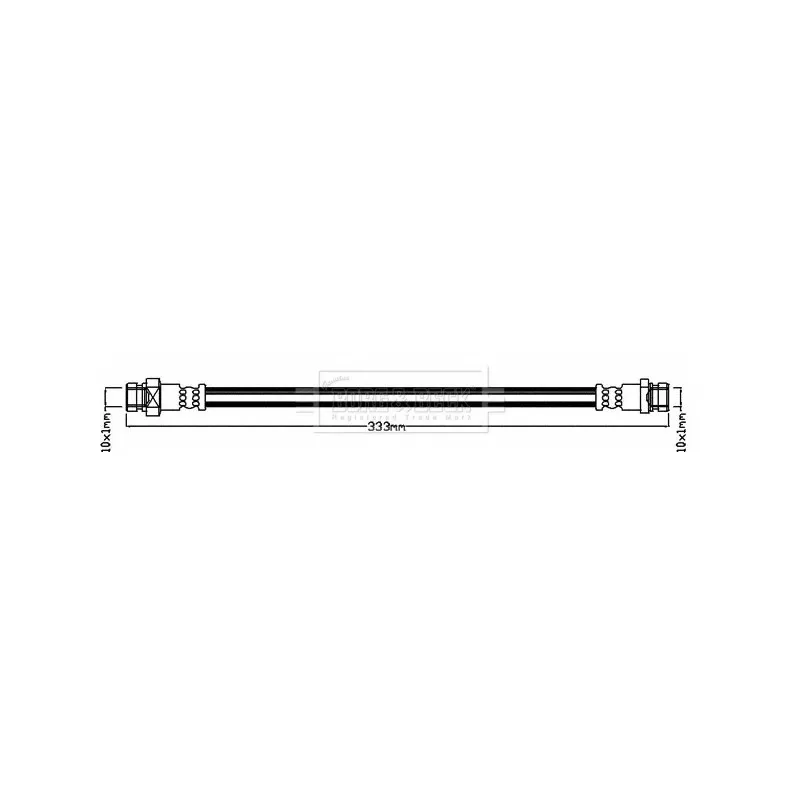 Flexible de frein BORG & BECK BBH8257