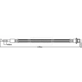 Flexible de frein BORG & BECK BBH8259