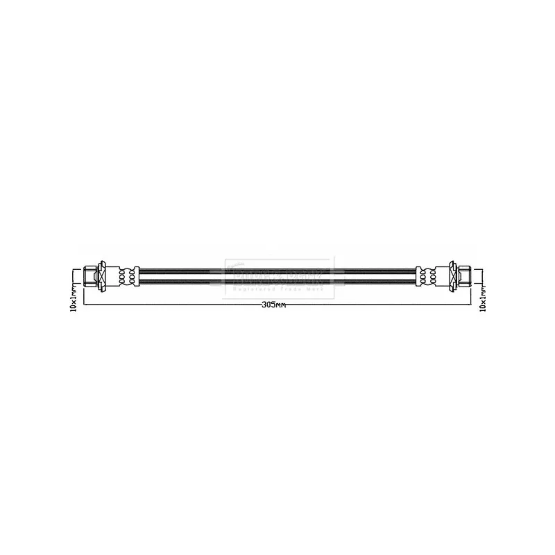 Flexible de frein BORG & BECK BBH8265