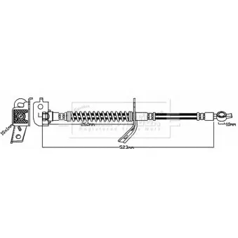 Flexible de frein BORG & BECK BBH8268