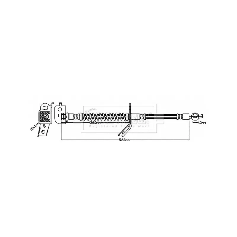 Flexible de frein BORG & BECK BBH8268