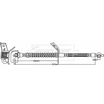 Flexible de frein BORG & BECK BBH8269