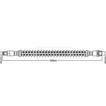 Flexible de frein BORG & BECK BBH8270