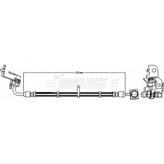 Flexible de frein BORG & BECK BBH8275