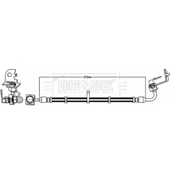 Flexible de frein BORG & BECK BBH8276