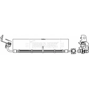 Flexible de frein BORG & BECK BBH8277