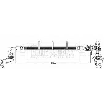 Flexible de frein BORG & BECK BBH8278
