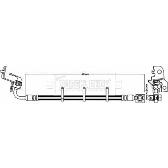 Flexible de frein BORG & BECK BBH8279