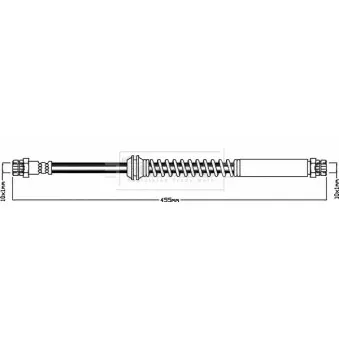 Flexible de frein BORG & BECK BBH8282