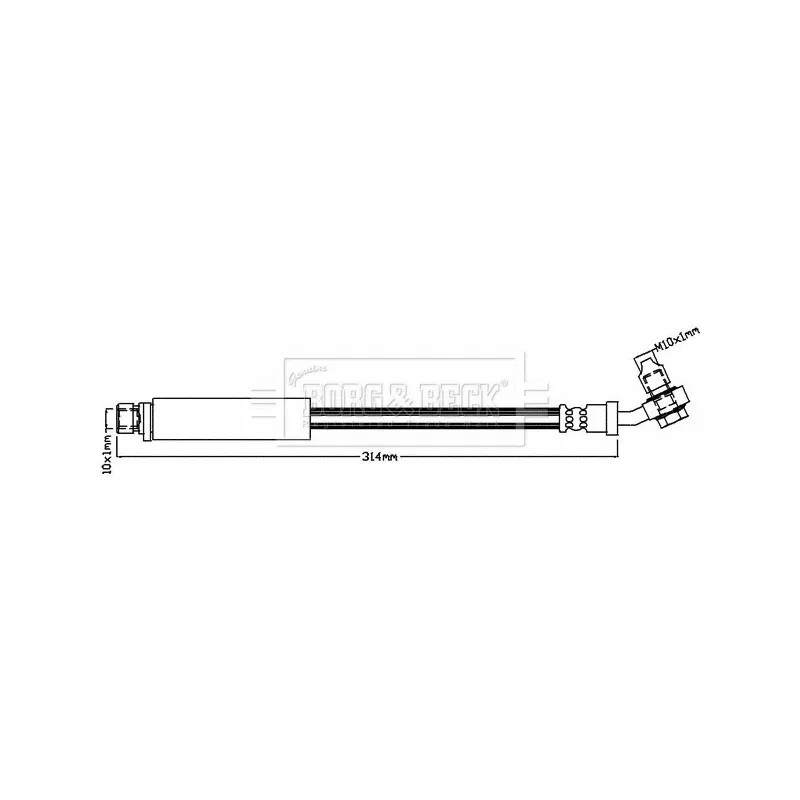 Flexible de frein BORG & BECK BBH8285