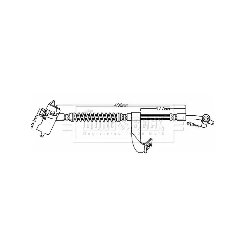 Flexible de frein BORG & BECK BBH8288