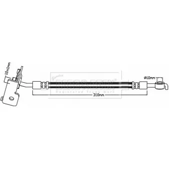 Flexible de frein BORG & BECK BBH8289