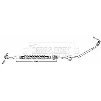 Flexible de frein BORG & BECK BBH8291