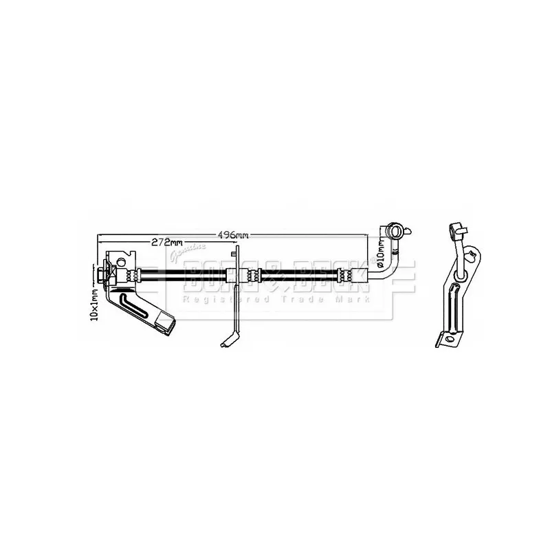 Flexible de frein BORG & BECK BBH8293